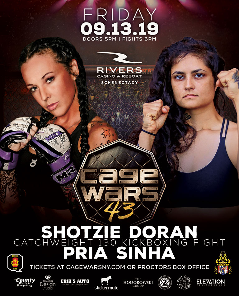 Cage Wars 43 Shotzie Doran vs Pria Sinha