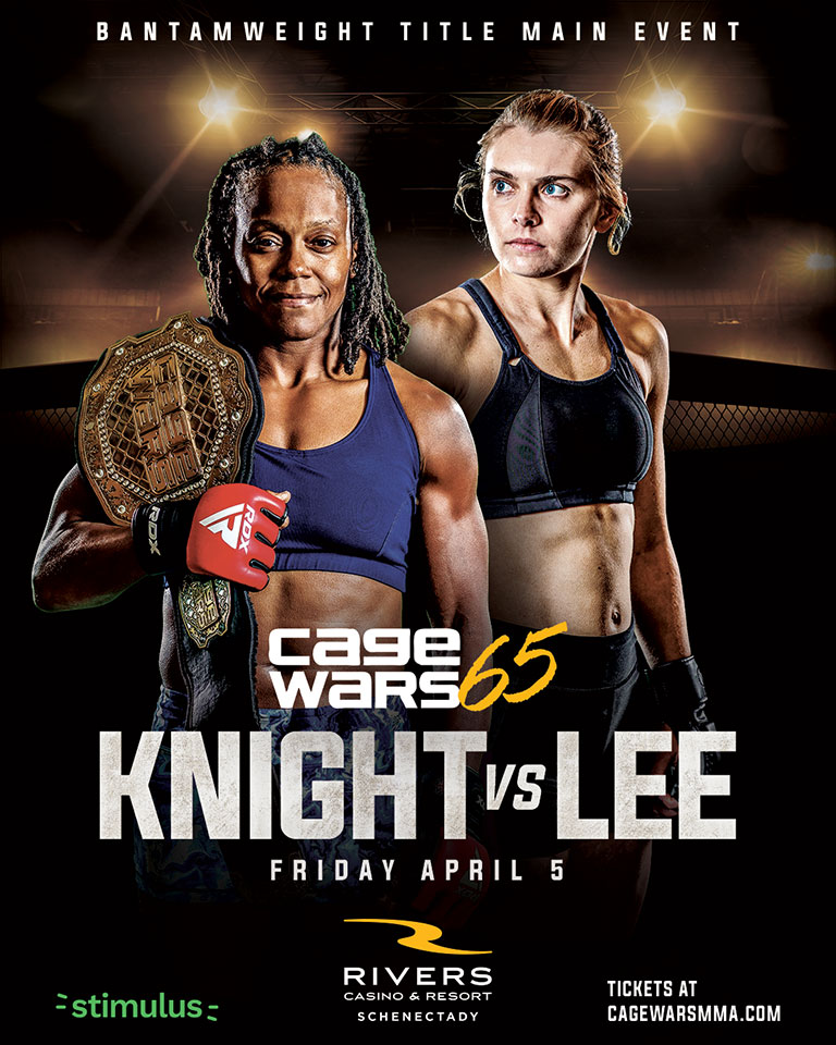 Cage Wars 65 Knight vs Lee fight poster